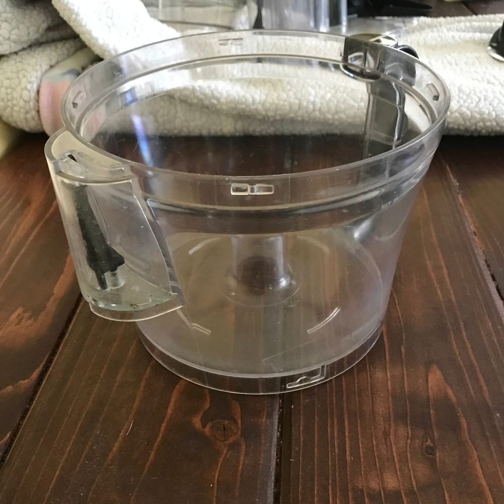 Hamilton Beach FP20 Food Processor Replacement Work Bowl Clear Plastic Handle